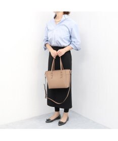 UNBILLION 【テレビ ドラマ着用アイテム】カシュカシュ cachecache / 横型金具ポイント2wayトートバッグ