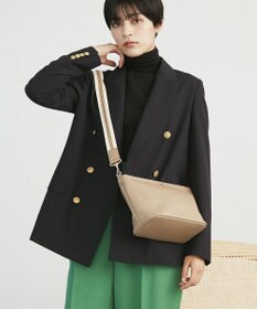 TOPKAPI 【TREASURE TOPKAPI】ソフトシュリンク テープ コンビ レザー ミニショルダーバッグ