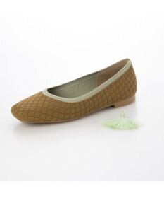 ing <ing>【サステナブル】２WAYスクエアトゥニットパンプス