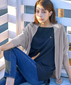 Tiaclasse L 【洗える】体型カバーも叶うドルマンニットカーディガン