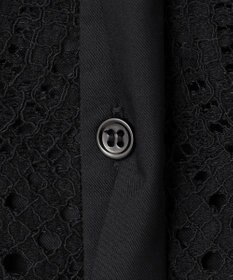 ICB L 【洗える】 レースコンビブラウス