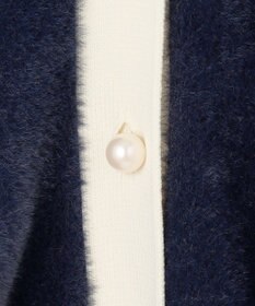 組曲 ナイロンファーニット カーディガン