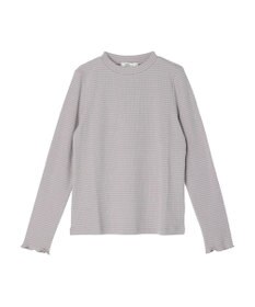 earth music&ecology マイクロボーダーリブプルオーバー