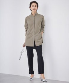 ICB 【洗える】ライトダブルクロス ドロストパンツ