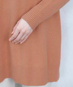 Tiaclasse 【洗える】ハーフジップニットチュニック