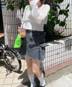 WEGO ラメショートニットプルオーバー