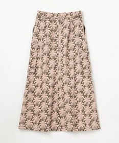GRACE CONTINENTAL パームモチーフカーゴスカート