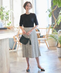 自由区 【XSサイズ～/洗える/セット着用可】シャインハイゲージ プルオーバーニット