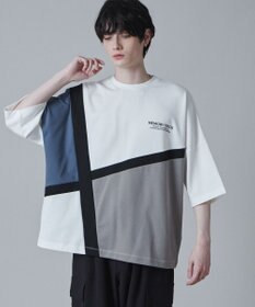 WEGO ドルマンポンチカラーブロックT（S）