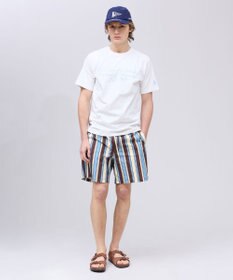 J.PRESS MEN 【NYUZELESS】プリントスイム ハーフパンツ