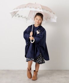 MOONBAT 【ジュニアリュック対応】ポールアンドジョー ポーチ付きキッズレインコート