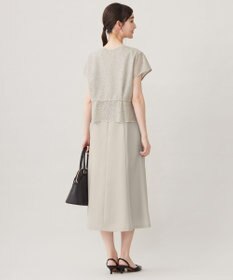 自由区 【カタログ掲載・洗える】レースブラウスコンビ ワンピース