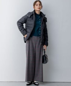 組曲 【洗える・2WAY】ライトタフタショートダウン