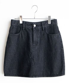 WEGO デニム台形ミニスカート