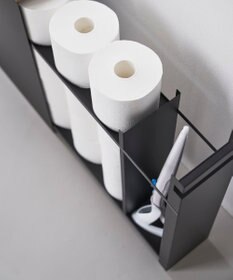 tower 隠せるトイレ引き出し収納 タワー ブラック