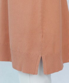 Tiaclasse 【洗える】ハーフジップニットチュニック