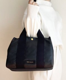 Hekhèr Le Style de Vie 新色追加【日本製 / 2WAY】PUコートコットンキャンバス トートバッグ medium