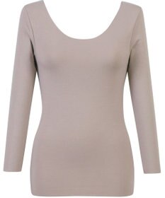 Wing あったかインナー 綿100％(肌側) アウターにひびきにくい ムレにくい 【綿の贅沢 ここちフラット】 8分袖 長袖 秋 冬 EL4872 ウイング／ワコール