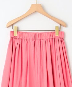 組曲 【洗える・後ろゴム】ナイロンリヨセルタフタ フレアスカート