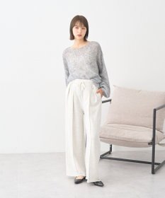 earth music&ecology センターシームタックスウェットパンツ