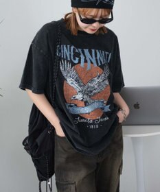 WEGO ヴィンテージウォッシュグラフィックBIGT