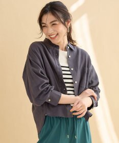 ANY 【手洗い可能】ヨーロピアンリネンシャツブラウス