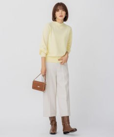 23区 S 【洗える】セミウーステッドウール パフスリーブ ニット