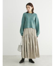 Green Parks ・ＥＬＥＮＣＡＲＥ　ＤＵＥ　ミックスシャギーニット