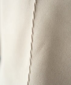 YECCA VECCA フェイクスエードデザインステッチプルオーバー