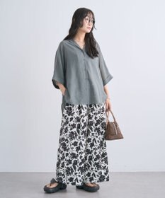 Green Parks 【WEB限定】開襟シアージャケット風シャツⅡ