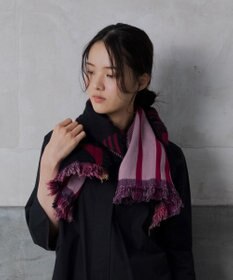 POLS コットン HORIZON  モヒカン ストール