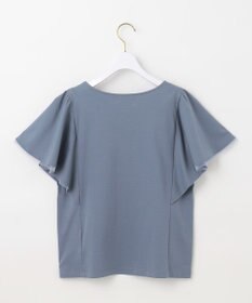 ANY SIS 【接触冷感】360°好印象フリルスリーブ カットソー