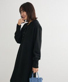 Green Parks 金釦ポロシャツニットワンピース