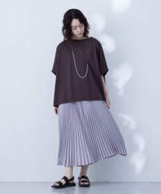 J.PRESS YORK STREET 【WOMEN】ファブリックスリーブ プルオーバー