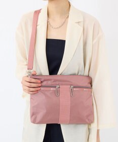 LeSportsac POUCH CROSSBODY/ダスティーピンクC
