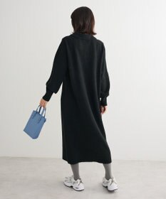 Green Parks 金釦ポロシャツニットワンピース