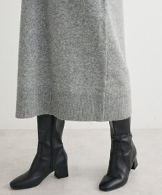 Green Parks 金釦ポロシャツニットワンピース