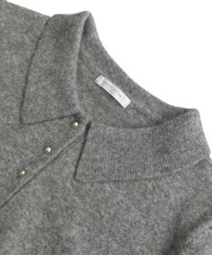 Green Parks 金釦ポロシャツニットワンピース