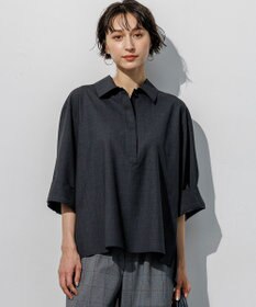 23区 【先行予約】TWマットクロス ポンチョシルエット シャツ