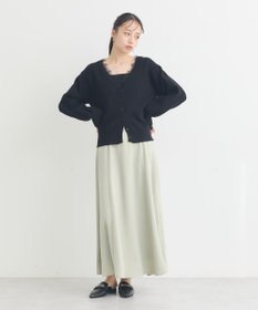 earth music&ecology レーストリムカーディガン