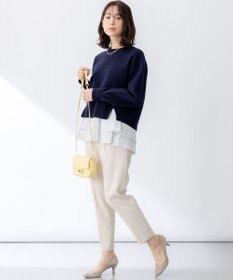 組曲 L スウェットライクニットプルオーバー