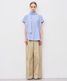 uncrave チノギャバジン ワイドトラウザー