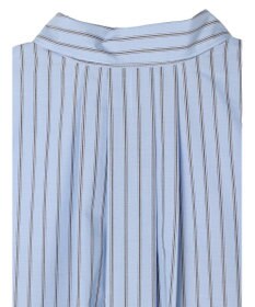 Green Parks 胸元ポケットイージーケアストライプシャツ