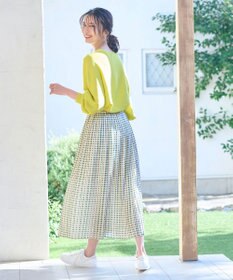 ANY スクエアプリントスカート