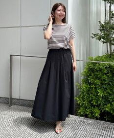 UNFILO FINE MOVE タックフレアスカート