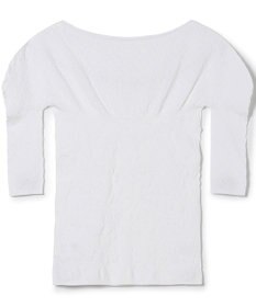 Chacott キシリトールボートネックニットトップ