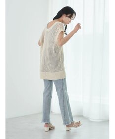 earth music&ecology Ｖネックメッシュベスト