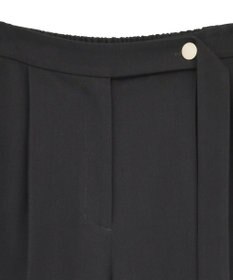 YECCA VECCA 金釦アクセントベルトワイドパンツ