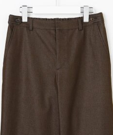 J.PRESS LADIES S TCシャンブレーサテンST ストレート パンツ