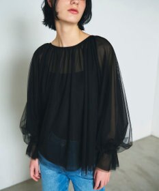 GRACE CONTINENTAL チュール2WAYトップ